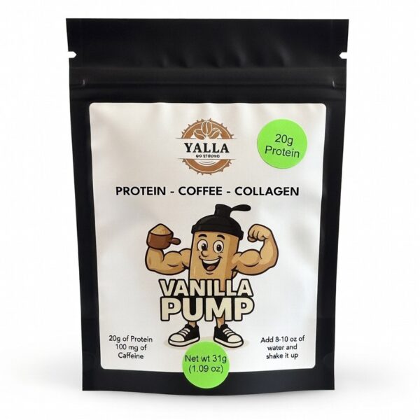 Vanilla Pump Flavor- Collagen Protein Coffee